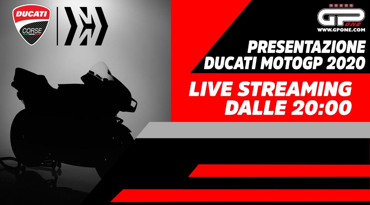 MotoGP, Ducati MotoGP 2020 Live streaming of the presentation on GPOne GPone