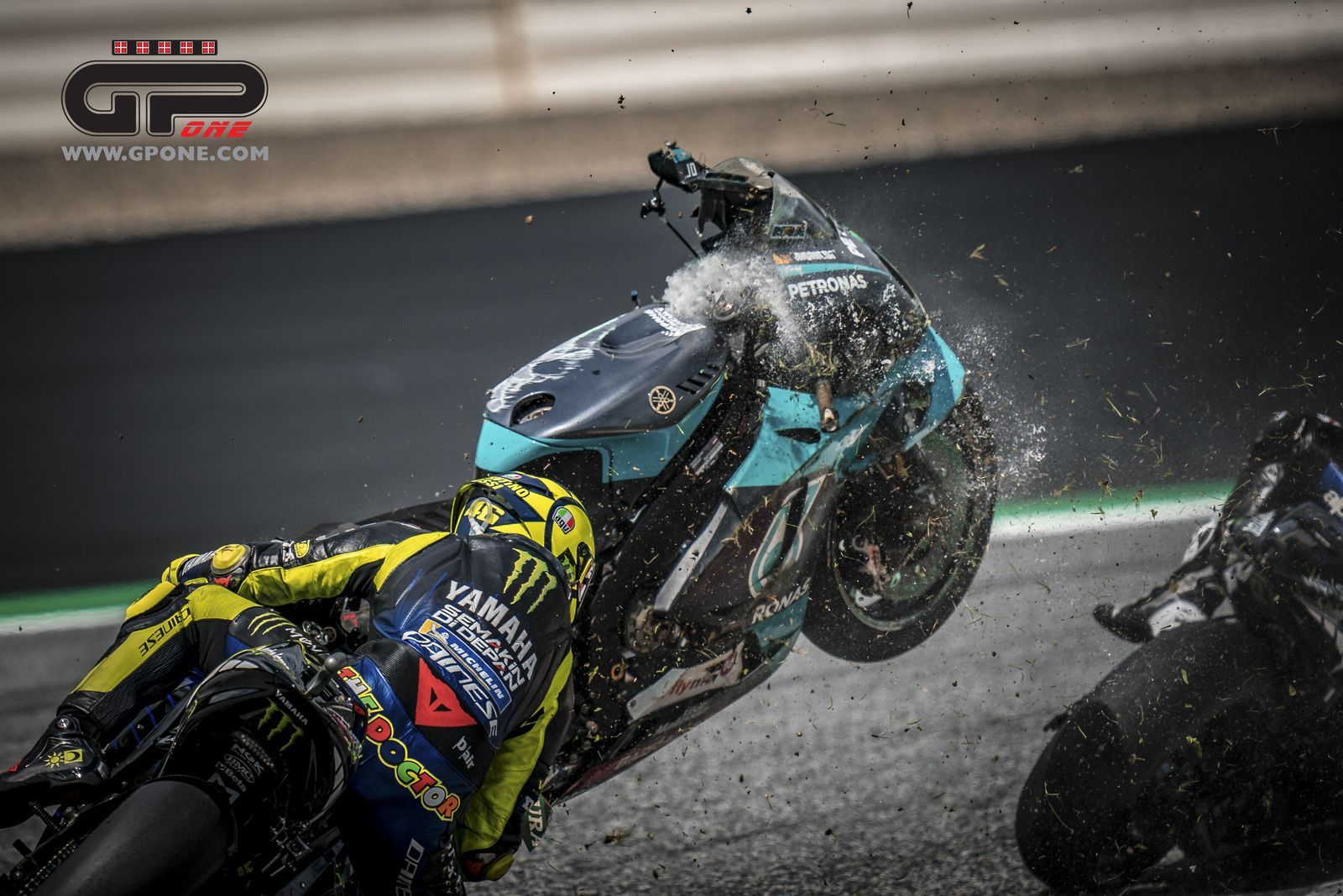 MotoGP, Hi-RES images of the accident in the Austrian GP at the Red Bull Ring GPone