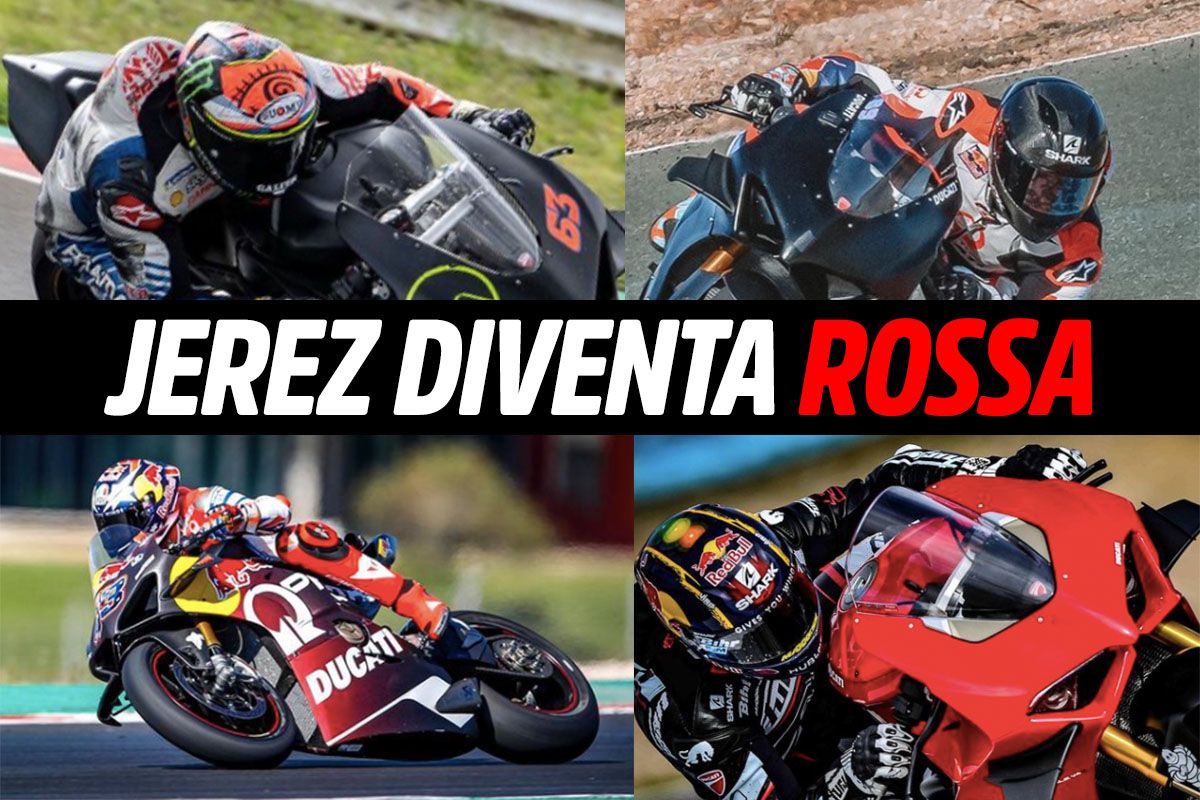 Motogp Jerez Becomes Red All Ducati Riders On Track February 10th 11th Gpone Com
