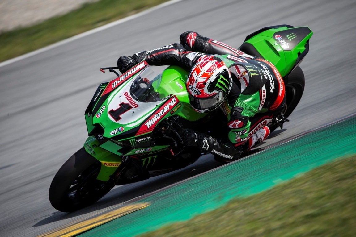 SBK, and Kawasaki faster than Crutchlow with Yamaha MotoGP in Aragon! | GPone.com