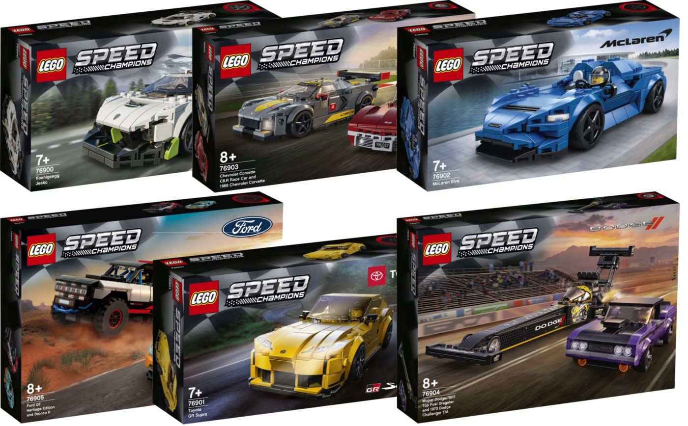 Lego Speed Champions: 6 nuovi set per gli appassionati di auto