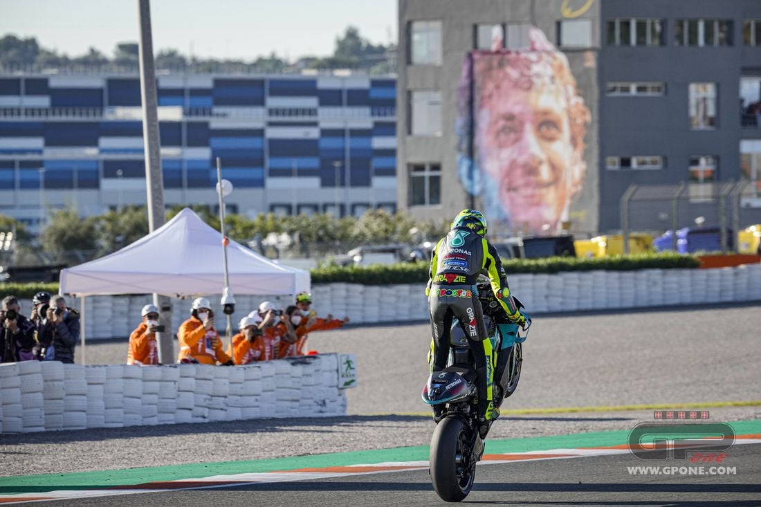 MotoGP, Valencia 2021 analysis Rossis last dance, a racer until the last corner GPone