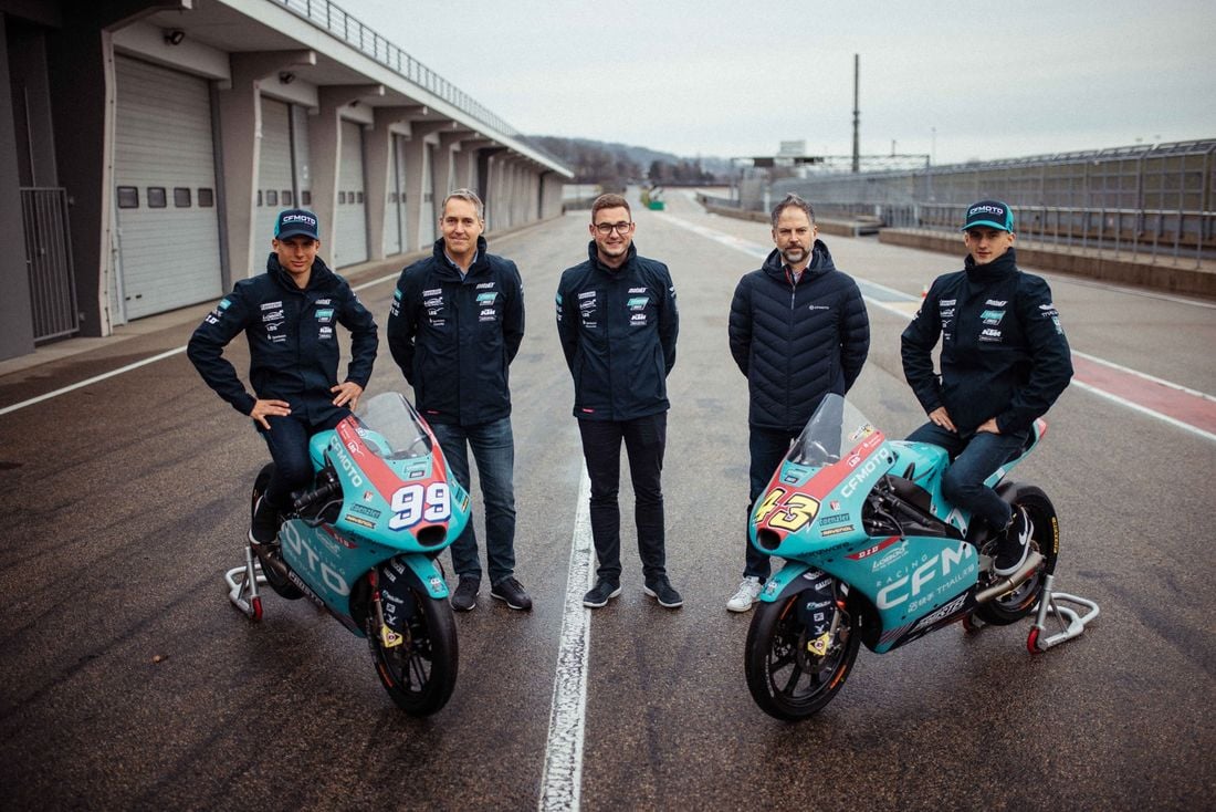 Moto3, The Sachsenring christens the new Prüstel GP team with CFMoto GPone