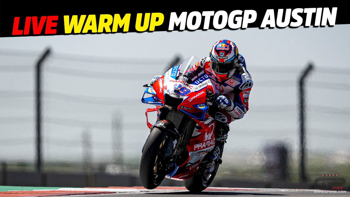 MotoGP, Austin, MotoGP Warm Up Live minute by minute GPone