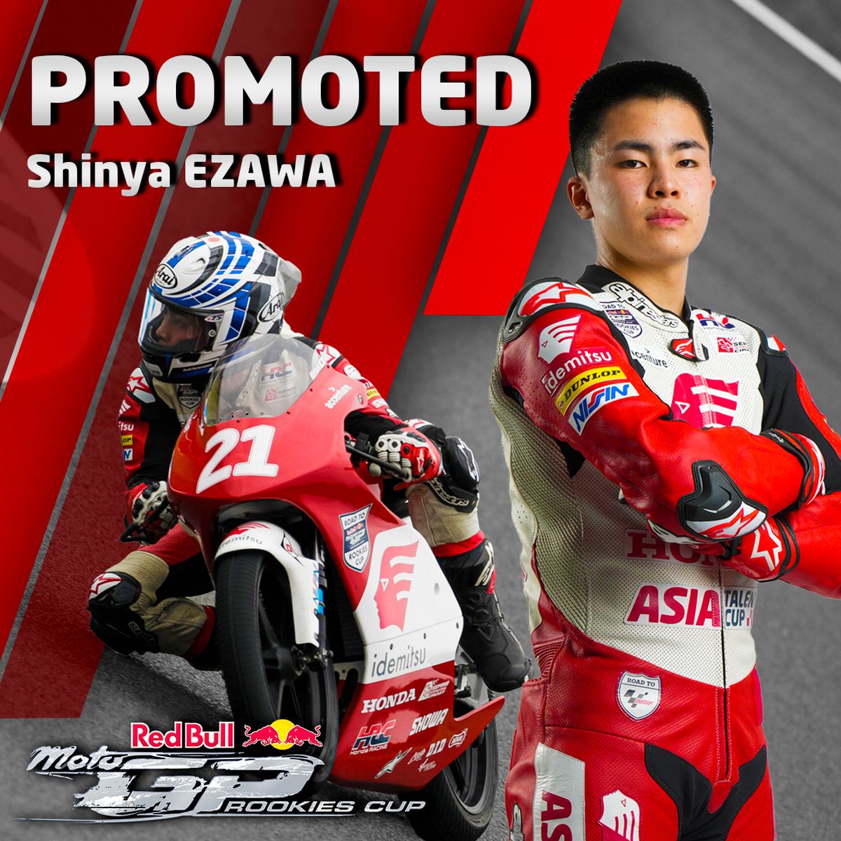 News, Shinya Ezawa will race in the Red Bull MotoGP Rookies Cup in 2023 GPone