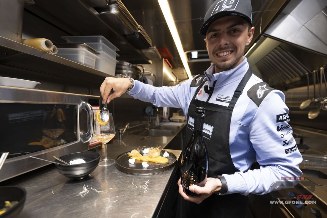 MotoGP, Master of Hospitality: Di Giannantonio and Marquez in the kitchen  at Le Mans | GPone.com