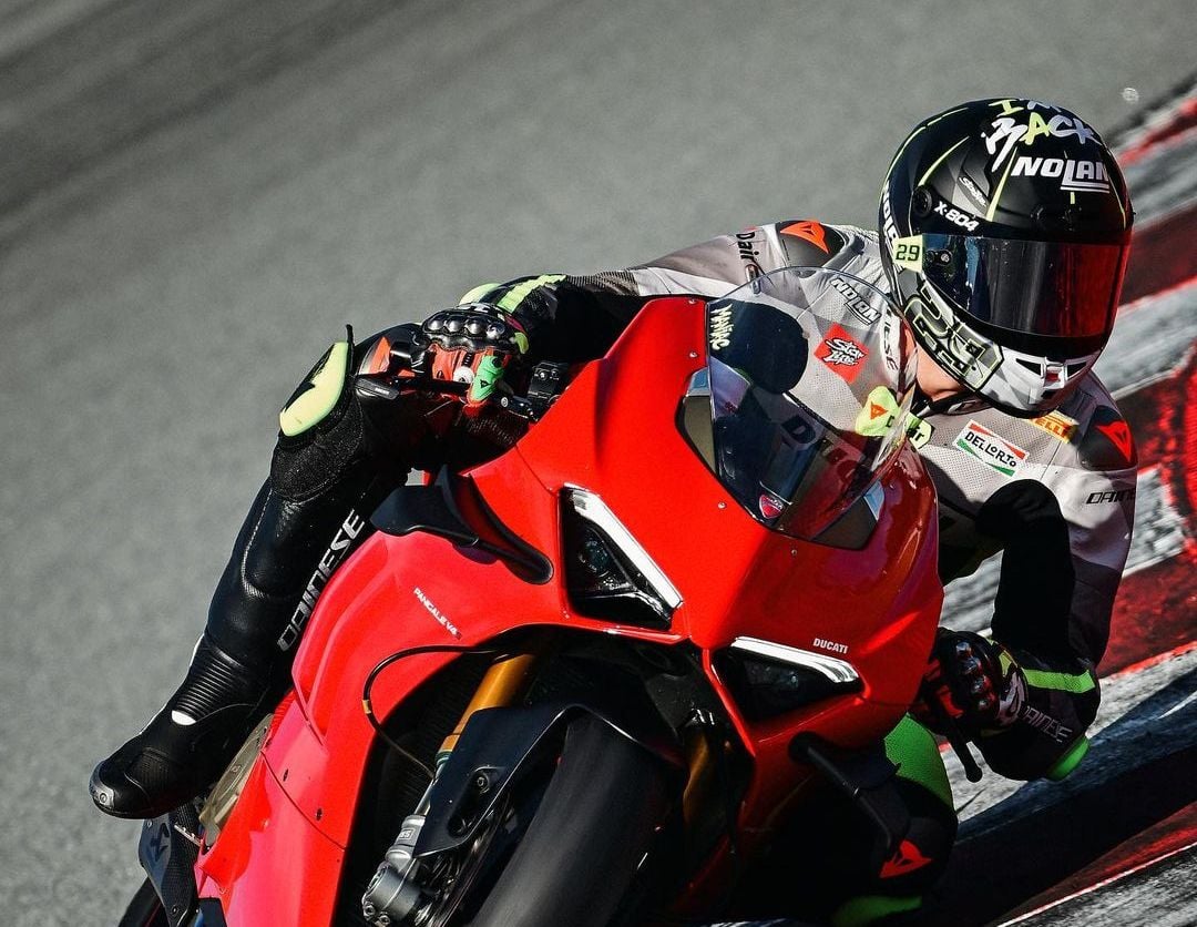 Marc Marquez Rides Ducati Panigale V4 S in Portimao Sporting Gresini Livery  Ahead of 2024 MotoGP Season - autoX