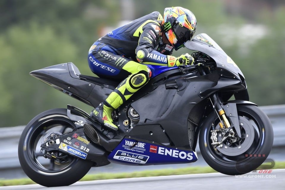 MotoGP Rossi The new engine It gives a little something but it needs something more. GPone