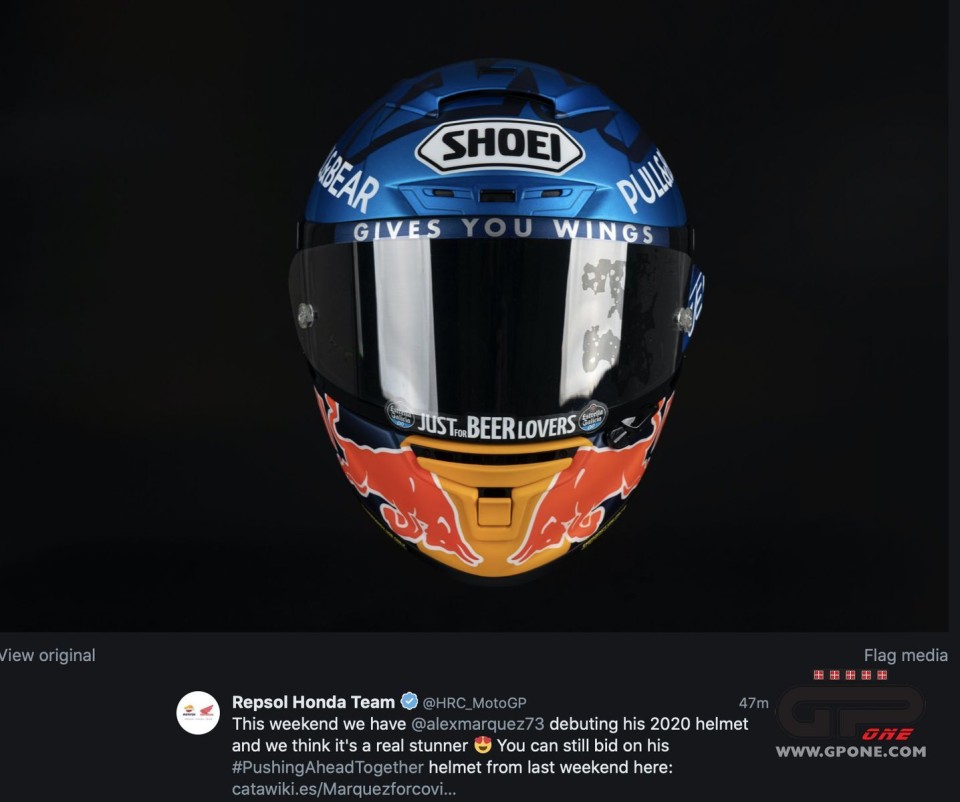 Marquez helmet sales 2020