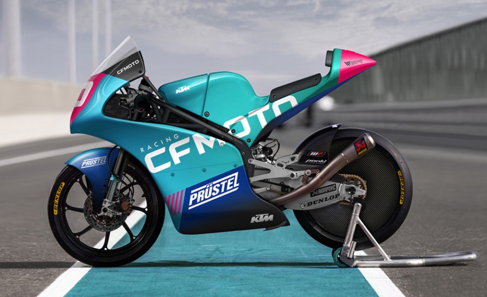 Moto3 CFMOTO presenta la sua Moto3 con cui correranno Artigas e Tatay GPone