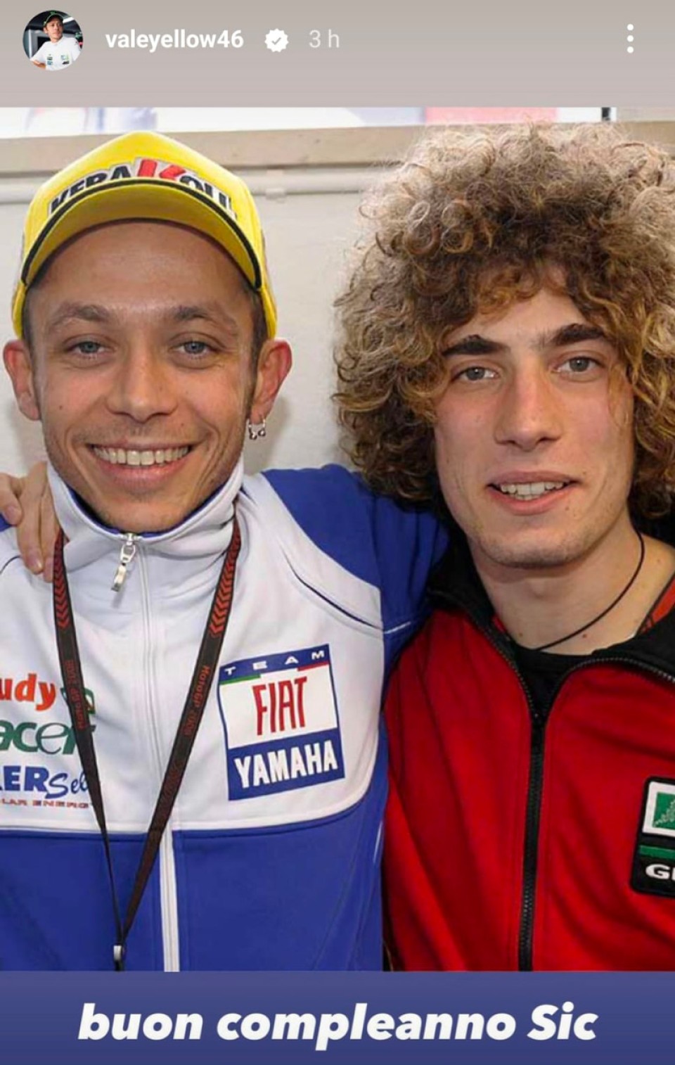 MotoGP, Valentino Rossi commemorates Simoncelli Happy Birthday Sic GPone