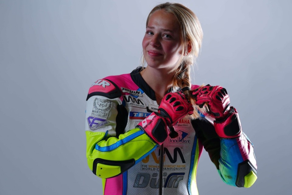 SBK Lucy Michel from IDM Supersport 300 to the Women s Motorcycle World Championship. GPone