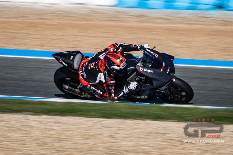 SBK, Bimota BK998: ecco le prime foto in pista a Jerez nei test ...