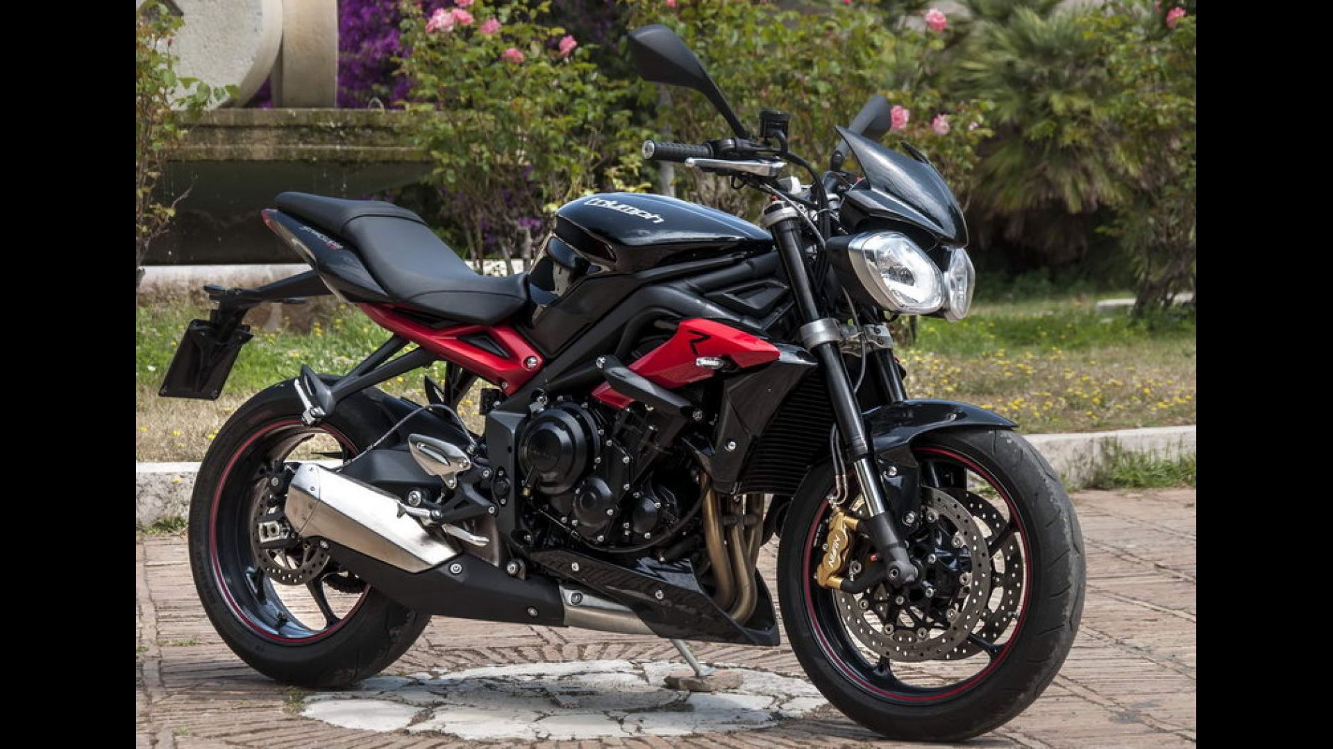 Triumph street triple r test outlet