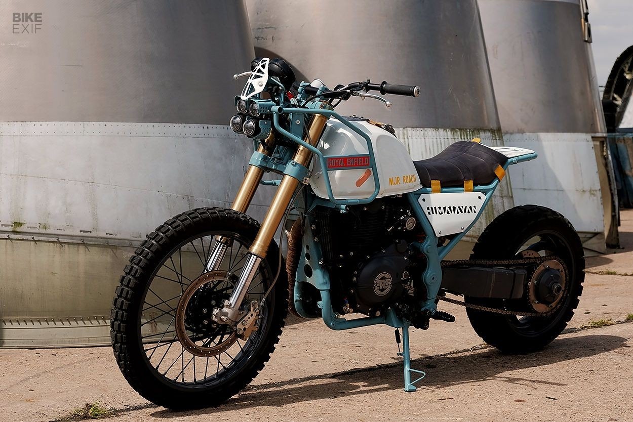 Moto News Royal Enfield Himalayan MJR Roach mette il turbo Garrett GT 125 GPone