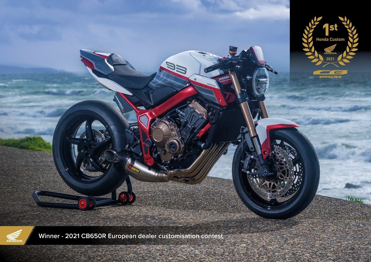 Moto News Honda CB650R Custom annunciata la special ufficiale piu bella GPone