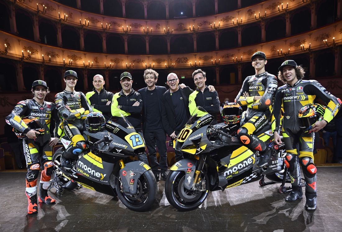 MotoGP, Here are the bikes of the VR46 team. Valentino: 