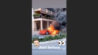 Auto - News: Max Biaggi e la Ferrari F40 in fiamme: è andato perduto un gioiello